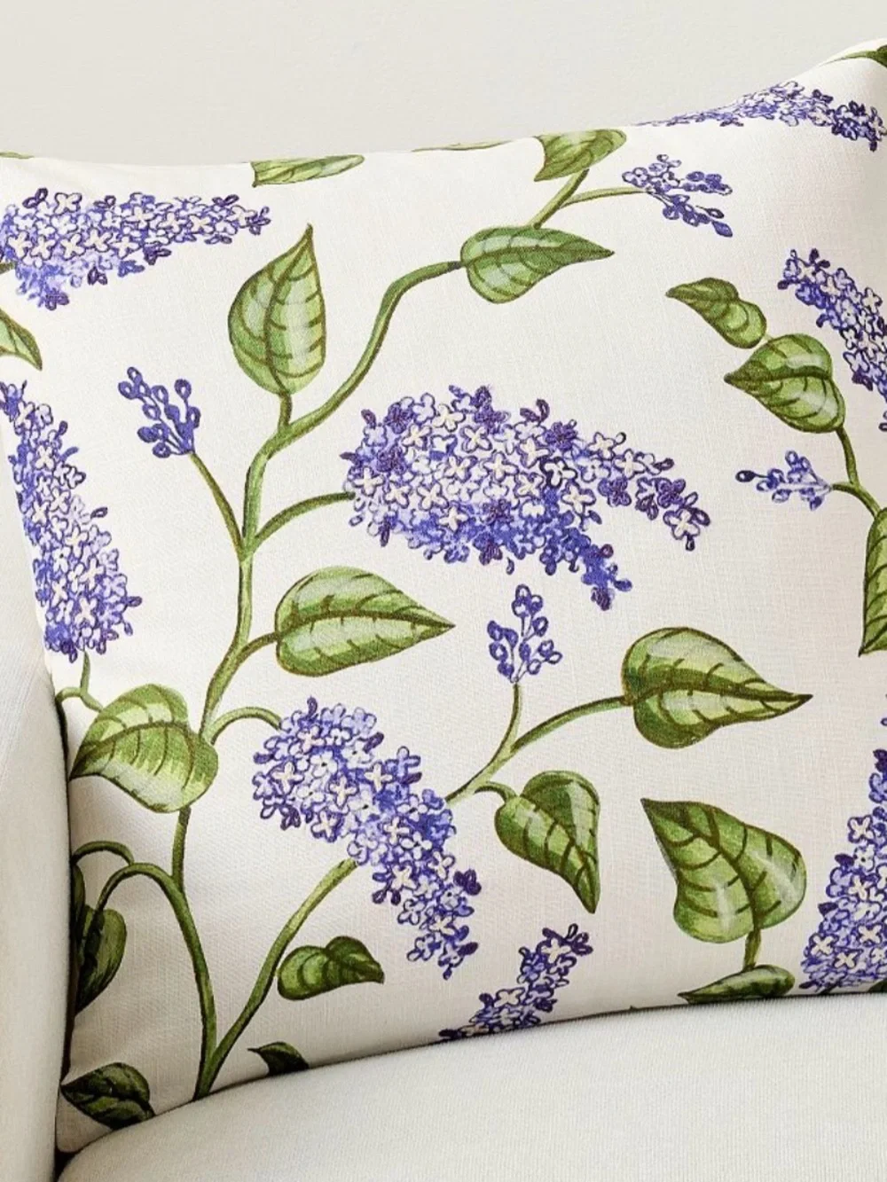 POTTERY BARN MARK D. SIKES LILAC FIELDS PILLOW COVER 100% COTTON 24X24 NEW